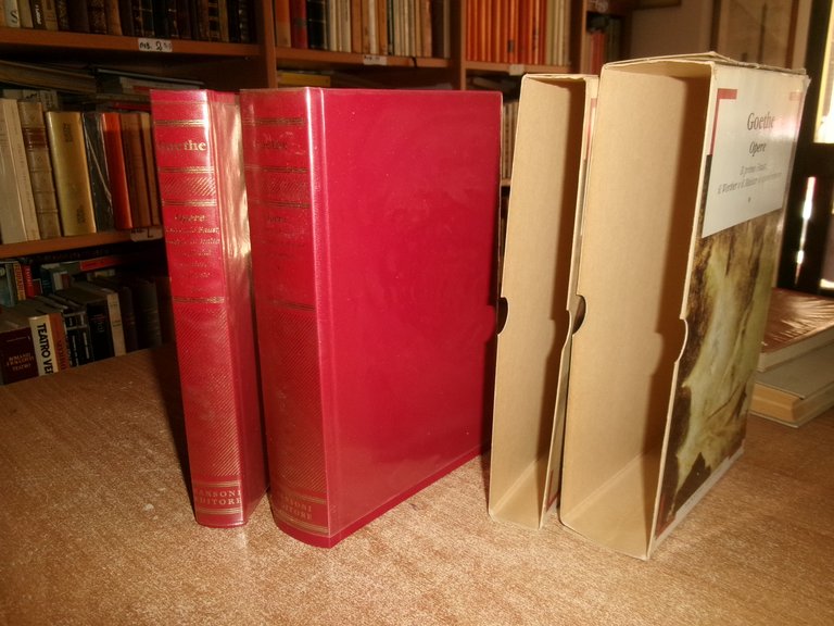 2 volumi - GOETHE Opere con introduzione e a cura …