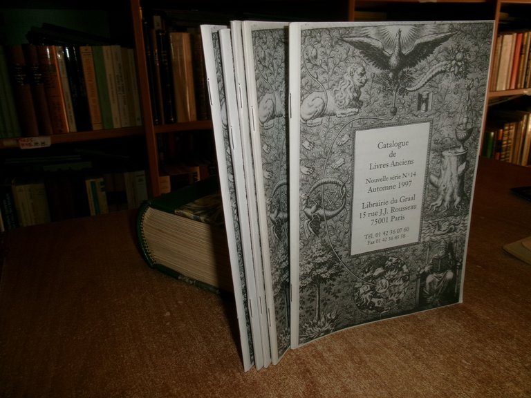5 cataloghi catalogue de Livres Anciens. Librairie du Graal 1998/1997/1999 | Immagine Gallery 1