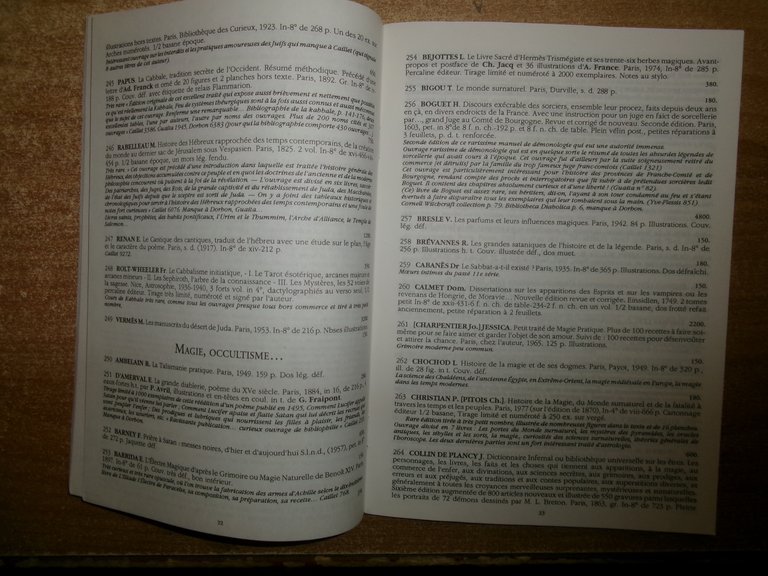 5 cataloghi catalogue de Livres Anciens. Librairie du Graal 1998/1997/1999