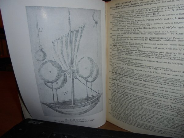 5 volumi. BIBLIOTHECA CHEMICO-MATHEMATICA: Catalogue of Works in many tongues …