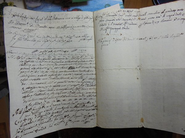 6 Atti di compravendita (6 pezzi) 1782 - 1837