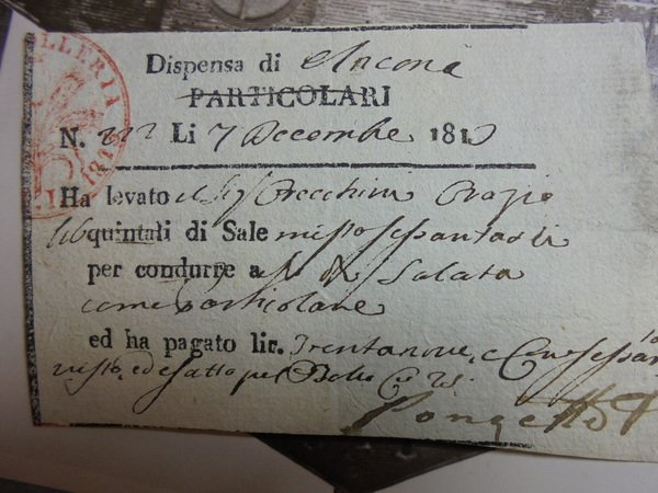 6 Atti di compravendita (6 pezzi) 1782 - 1837