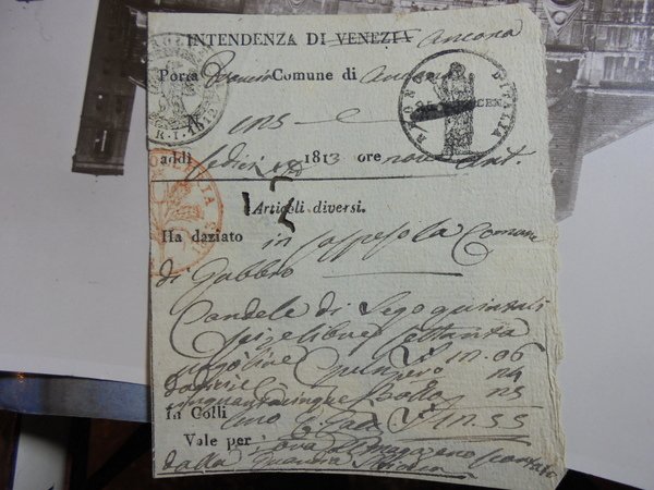 6 Atti di compravendita (6 pezzi) 1782 - 1837