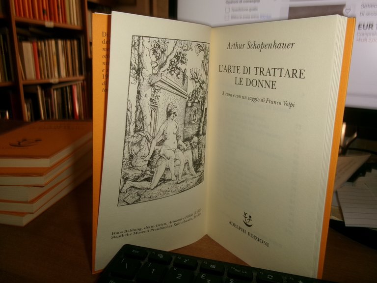 6 volumi di ARTHUR SCHOPENHAUER. L' Arte di trattare le …