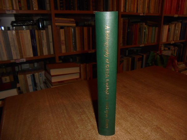 A BIBLIOGRAPHY OF BRITISH LEPIDOPTERA 1608-1799