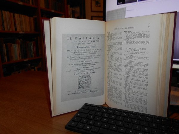 A Bibliography of Dancing. A list of books and articles …