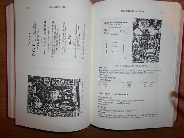 A Bibliography of FRENCH EMBLEM BOOKS