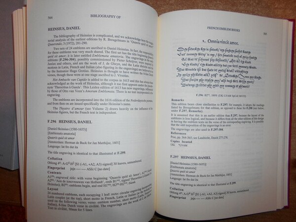 A Bibliography of FRENCH EMBLEM BOOKS