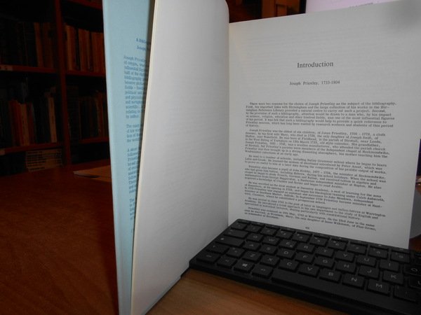 A Bibliography of Joseph Priestley 1733 - 1804