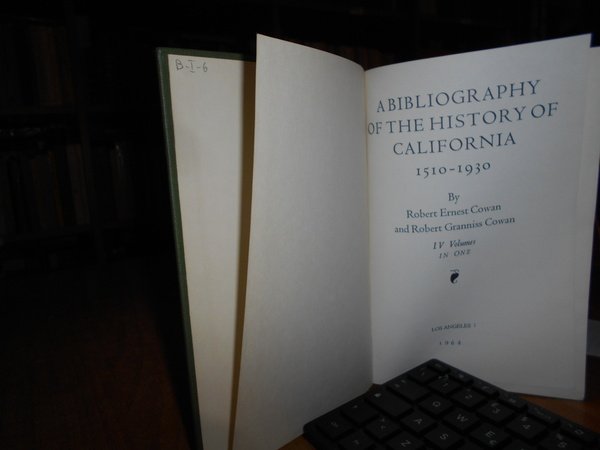 A Bibliography of the History of California 1510-1930