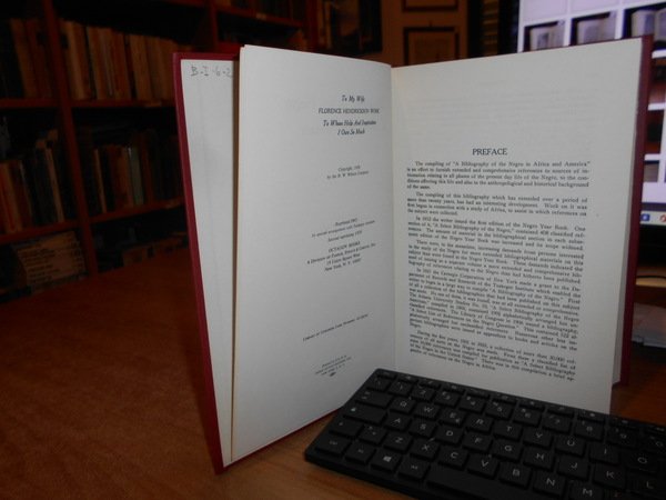 A Bibliography of the Negro in Africa and America