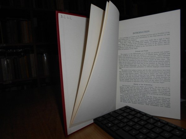 A Bibliography of the Negro in Africa and America