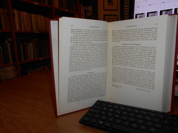 A Bibliography of the Negro in Africa and America