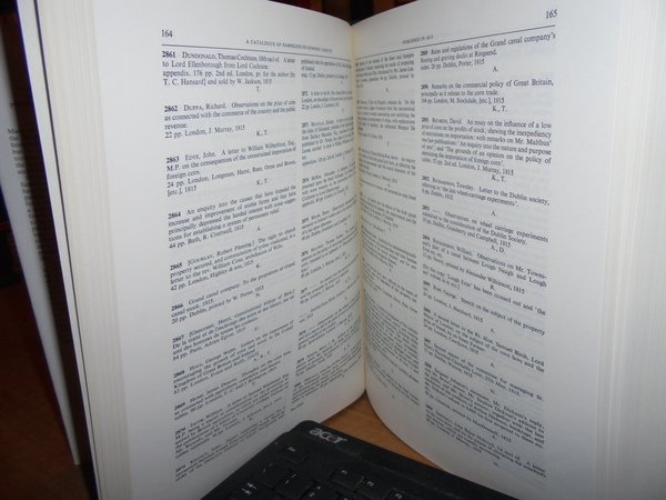 A CATALOGUE of PAMPHLETS on ECONOMIC SUBJECTS. Published between 1750 …