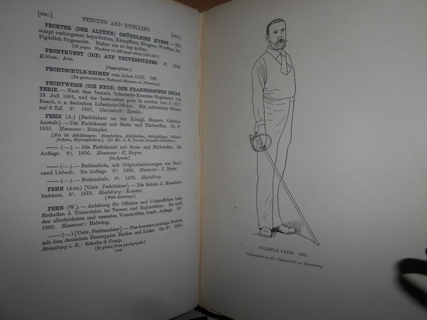A Complete Bibliography of Fencing and Duelling