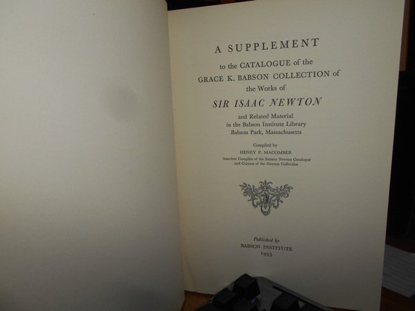A Descriptive Catalogue of the Grace K. Babson Collection of …