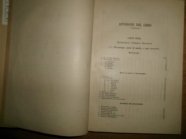 A. GARBINI. MANUALE per la Tecnica Moderna del MICROSCOPIO nelle... …