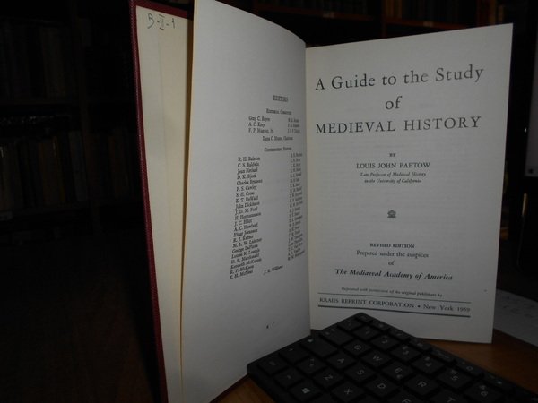A Guide to the Study of MEDIEVAL HISTORY