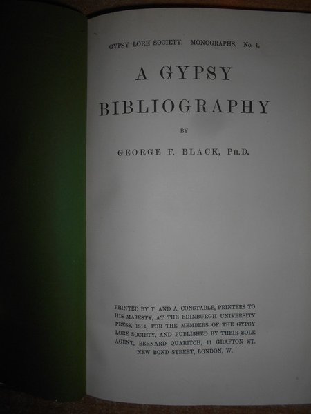 A GYPSY BIBLIOGRAPHY