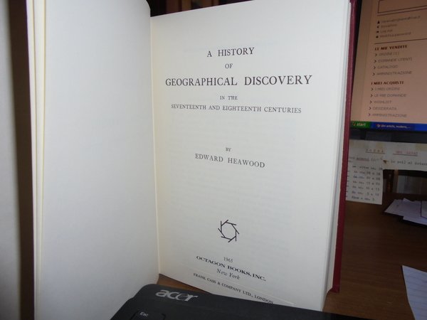 A History of Geographical Discovery in the Seventeenth and Eighteenth …