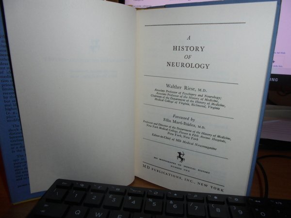 A HISTORY of NEUROLOGY