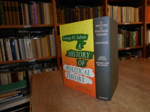 A History Of Political Theory. Third edition revised and enlarged