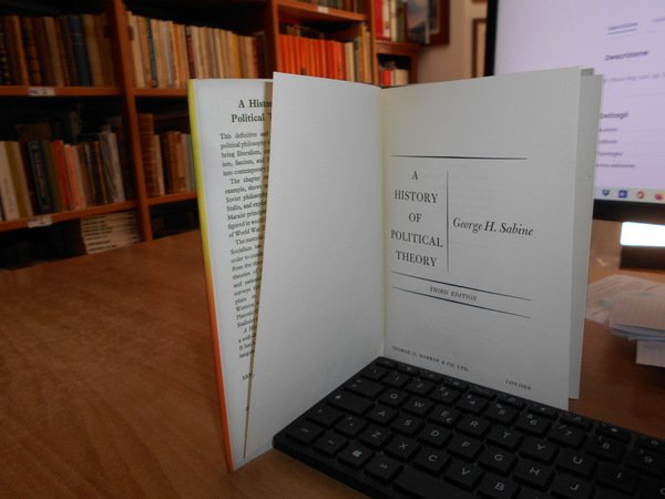 A History Of Political Theory. Third edition revised and enlarged