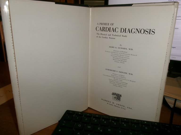 A Primer of CARDIAC DIAGNOSIS by ALDO LUISADA 1968