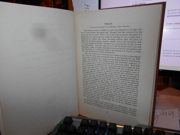 A REFERENCE GUIDE TO THE LITERATURE OF TRAVEL. Including Voyages, …
