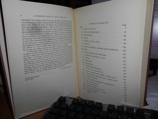 A REFERENCE GUIDE TO THE LITERATURE OF TRAVEL. Including Voyages, …