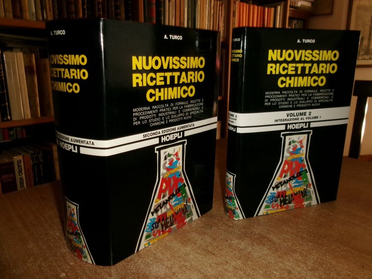 A. TURCO. Nuovissimo Ricettario Chimico Hoepli seconda edizione in 2 … | Immagine Gallery 2