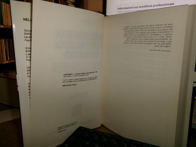 A. TURCO. Nuovissimo Ricettario Chimico Hoepli seconda edizione in 2 … | Immagine Gallery 6