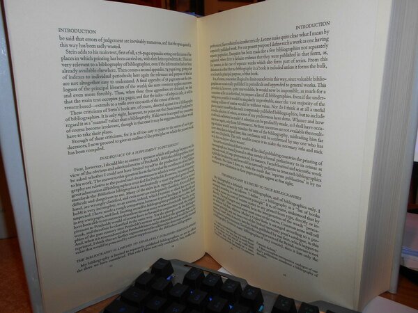 A WORLD BIBLIOGRAPHY OF BIBLIOGRAPHIES and of Bibliographical Catalogues, Calendars, …