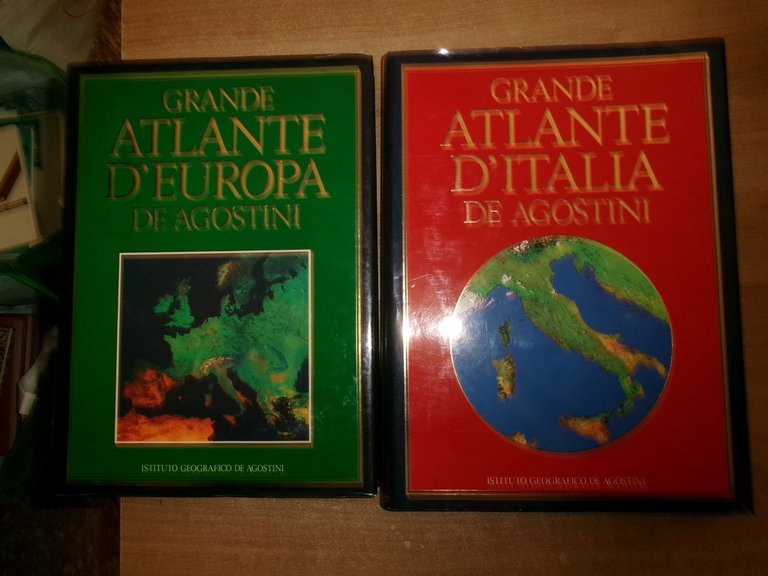 AA. VV. 2 volumi GRANDE ATLANTE D' ITALIA DE AGOSTINI/...D' …