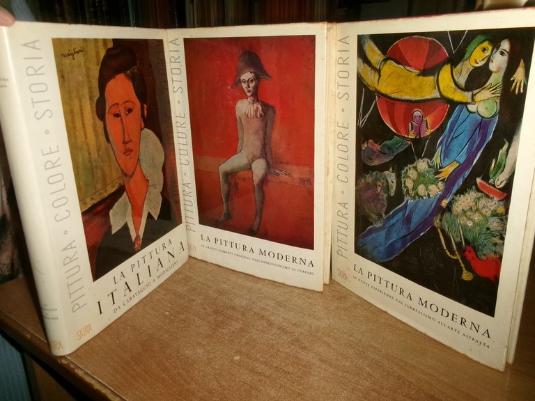 AA.VV. 3 volumi LA PITTURA MODERNA - LA PITTURA ITALIANA …