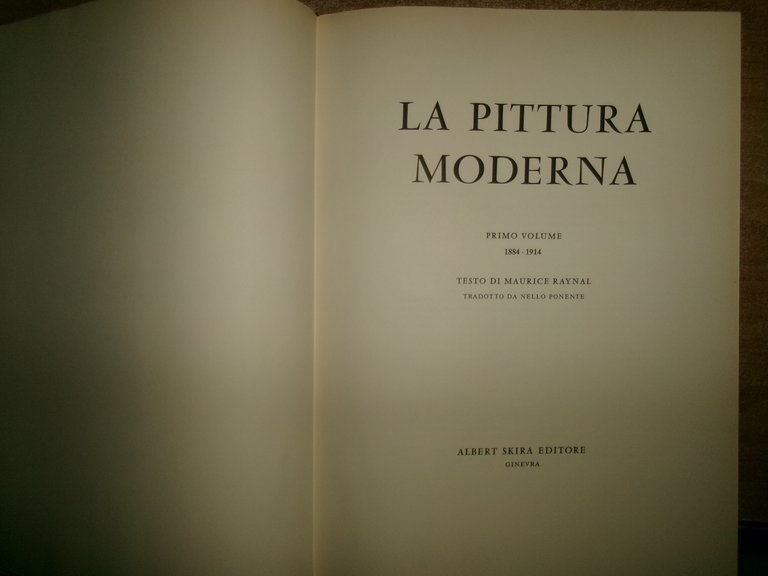 AA.VV. 3 volumi LA PITTURA MODERNA - LA PITTURA ITALIANA …