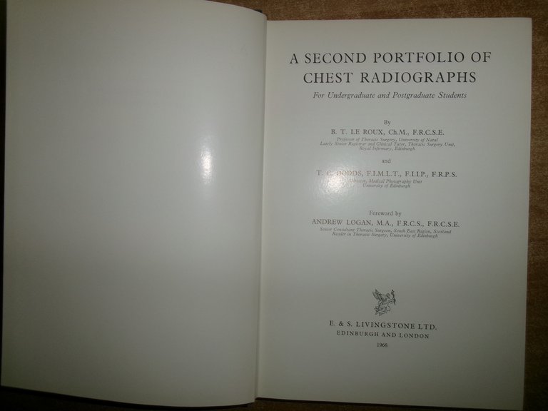 AA. VV. A Second Portfolio of Chest Radiographs for Undergraduate..LE …