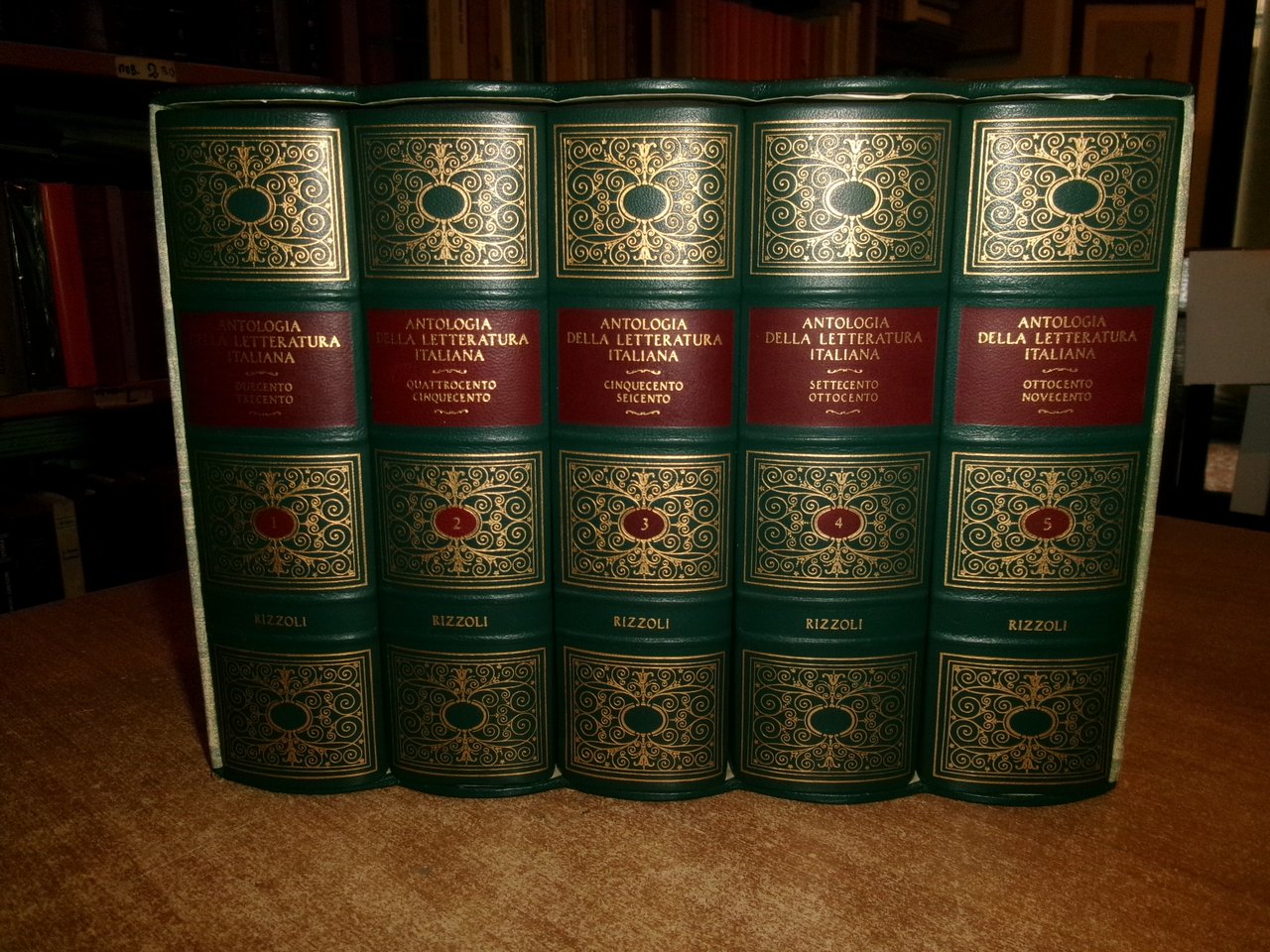 AA. VV. Antologia della Letteratura Italiana diretta da Maurizio Vitale …