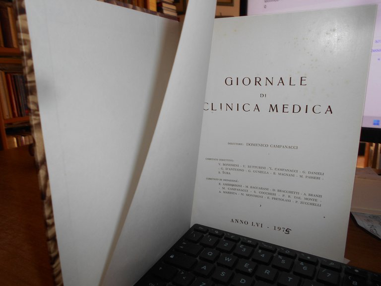 AA. VV. Domenico Campanacci. Giornale di Clinica Medica 1975