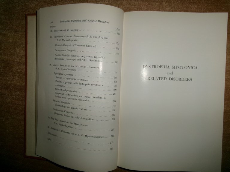 AA. VV. DYSTROPHIA MYOTONICA and RELATED DISORDERS by CAUGHEY 1963