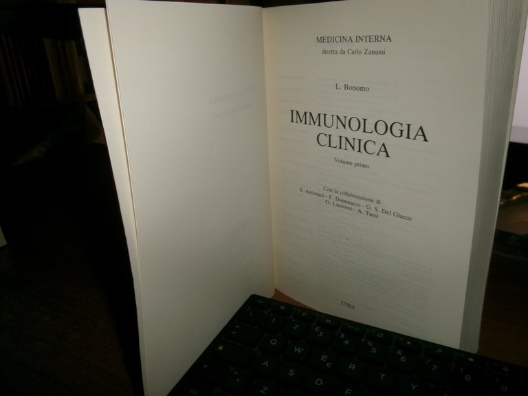 AA. VV. IMMUNOLOGIA CLINICA. 2 volumi di L. BONOMO 1992