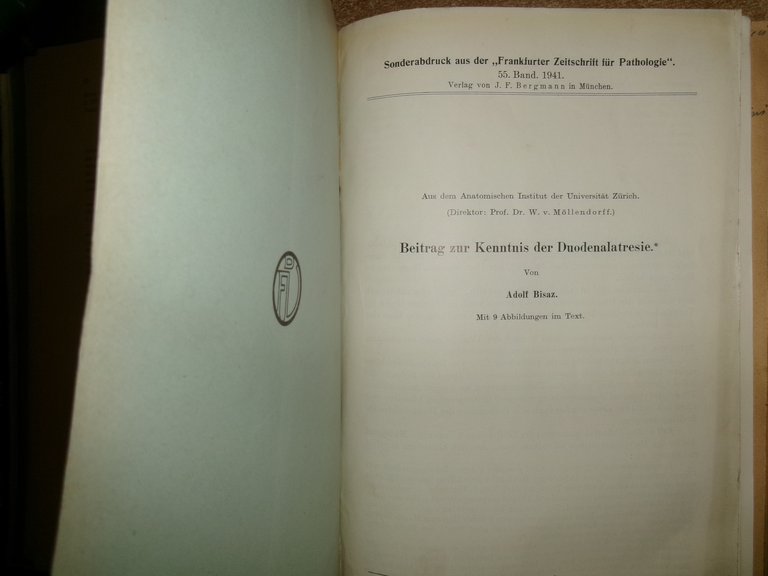 AA. VV. MISCELLANEA Apparato Digerente Fegato e vie biliari. Opuscoli/estratti