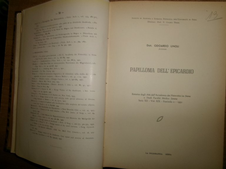 AA. VV. MISCELLANEA di numerosi estratti/opuscoli riguardanti i tumori