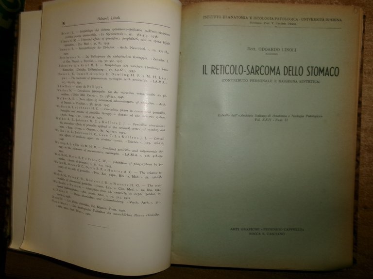 AA. VV. MISCELLANEA di numerosi estratti/opuscoli riguardanti i tumori