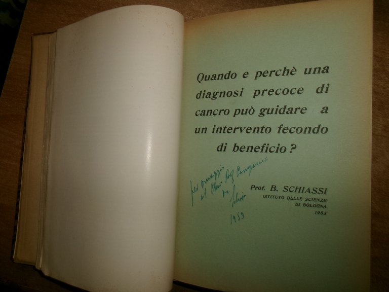 AA. VV. MISCELLANEA di numerosi estratti/opuscoli riguardanti i tumori