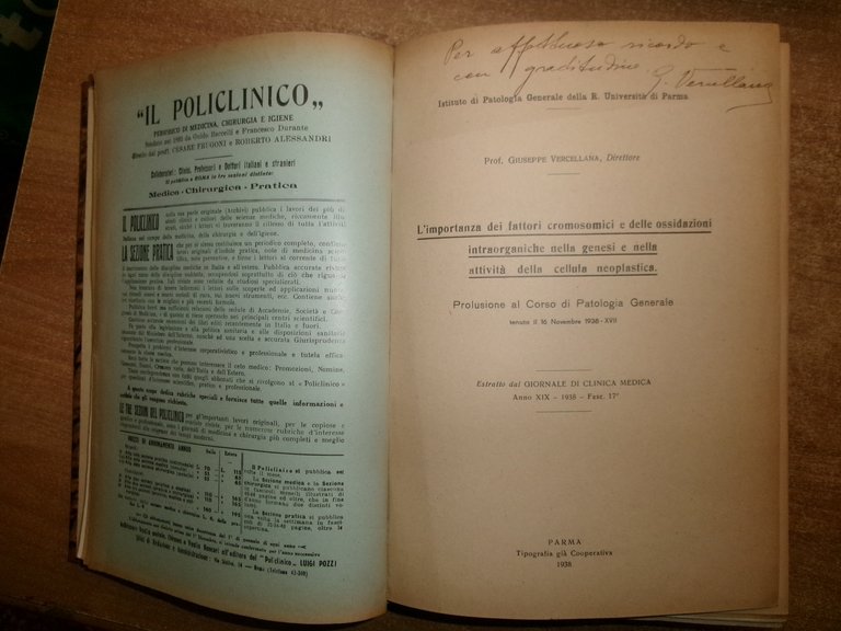 AA. VV. MISCELLANEA di numerosi estratti/opuscoli riguardanti i tumori