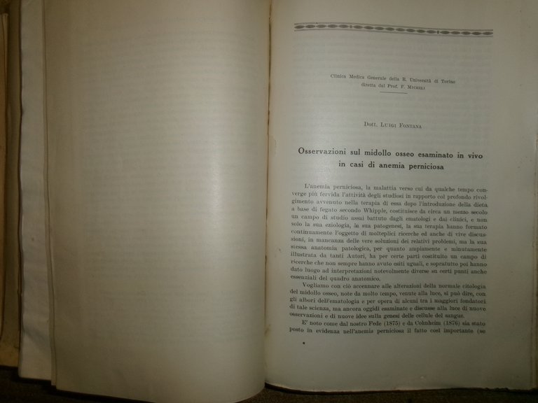 AA. VV. MISCELLANEA di numerosi estratti/opuscoli riguardanti il sangue, milza..