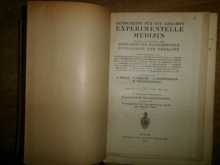 AA. VV. Miscellanea di numerosi estratti/opuscoli riguardanti il SISTEMA NERVOSO