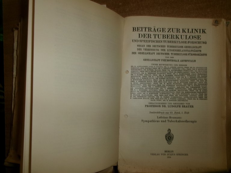 AA.VV. MISCELLANEA di numerosi opuscoli riguardanti la TUBERCOLOSI 1930