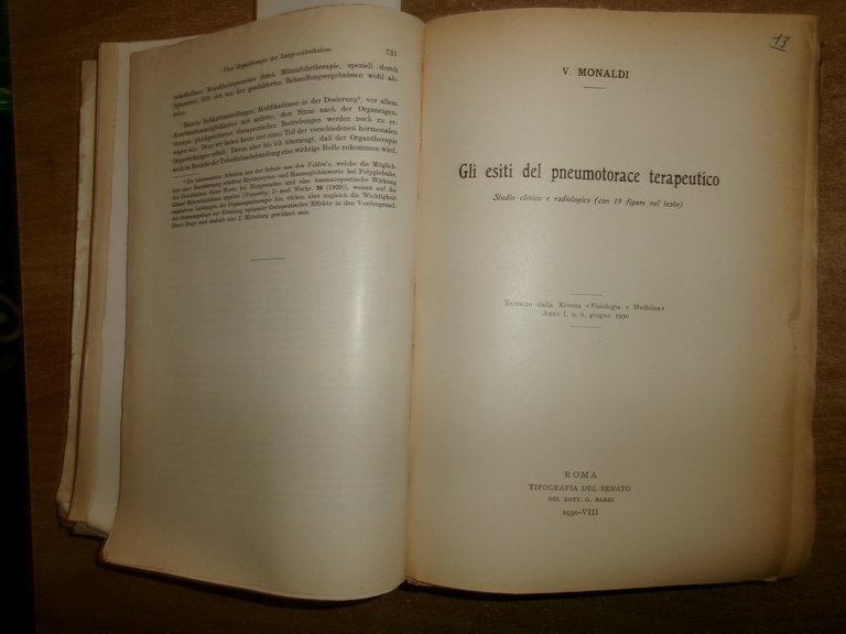 AA.VV. MISCELLANEA di numerosi opuscoli riguardanti la TUBERCOLOSI 1930